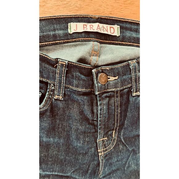 J. BRAND DARK BLUE SKINNY PENCIL JEANS SIZE 25 - Picture 4 of 10